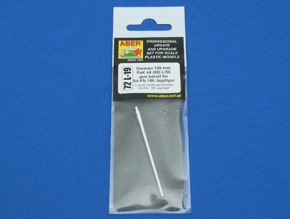 Aber 72L-19 128mm PaK 44 (80) L/55 gun barrel for Sd.Kfz.186 Jagdtiger / German 128mm PaK 44 (80) L/55 gun barrel for Sd.Kfz.186 Jagdtiger 1/72 – imagen 4