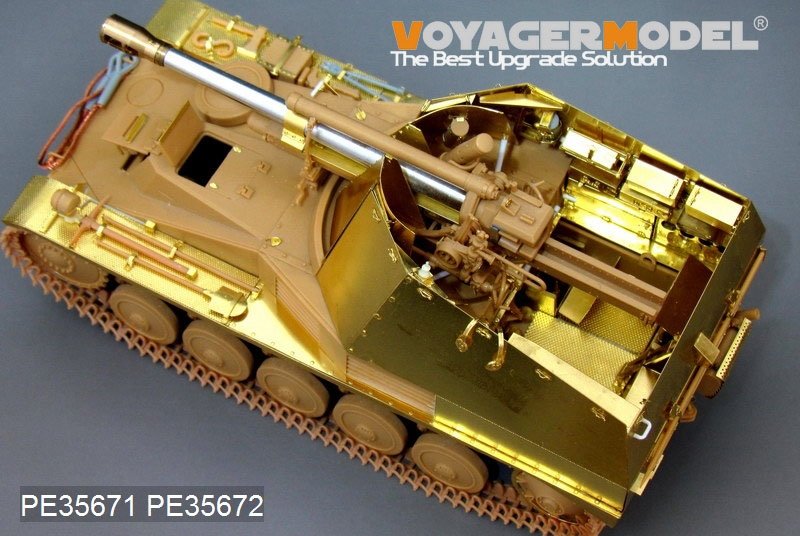 Voyager Model PE35672 WWII German self-propelled howitzer Wespe Fenders and Amour Plate (For TAMIYA 35200) 1/35 – image 3