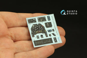 Quinta Studio QD32167 Ju 87D/G 3D-Printed &amp;amp; colored Interior on decal paper (Hasegawa) 1/32 – Bild 5