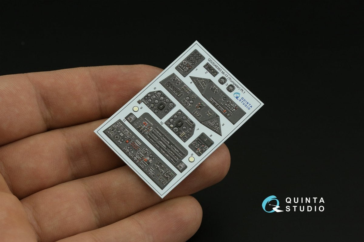 Quinta Studio QDS-48383 Mi-17 3D-Printed &amp;amp; colored Interior on decal paper (Trumpeter) (Small version) 1/48 – image 7