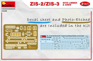 MiniArt 35369 ZiS-2/ZiS-3 with Limber &amp;amp; Crew 1/35 – Bild 4