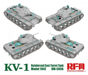 Rye Field Model 5056 KV-1 Reinforced Cast Turret TankModel 1942 1/35 – image 4