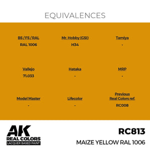 AK Interactive RC813 Maize Yellow RAL 1006 17 ml – zdjęcie 3