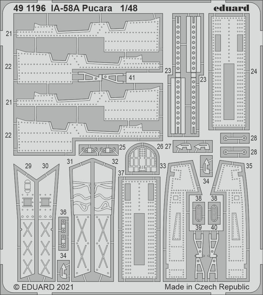 Eduard 491196 IA-58A Pucara KINETIC 1/48 – zdjęcie 2