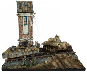 RT-Diorama 35027 Diorama-Base: Railroad Crossing 1/35 – imagen 4