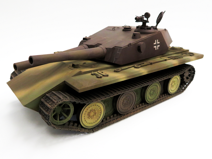 Modelcollect UA35011 Poing de guerre, char lourd allemand E-60 de la Seconde Guerre mondiale avec deux canons d&amp;#39;assaut de 128 mm, échelle 1/35 – image 4