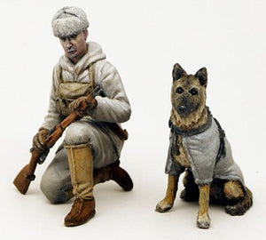 ToRo Model 35F109 Winter War - Finnish Army - Young Messenger Boy with His Dog / Winter War 1939-40 - Young Messenger Boy with His Dog 1/35 – Bild 4