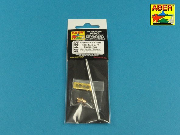 Aber 48L-35 German 88mm Pak 43/2 L/71 barrel for Sd.Kfz.184 Elefant 1/48 – image 4
