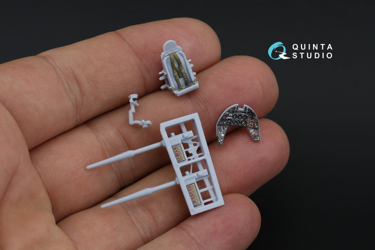 Quinta Studio QD72154 Typhoon Mk.1B Late 3D-Printed colored Interior on decal paper (Airfix) 1/72 – Bild 9