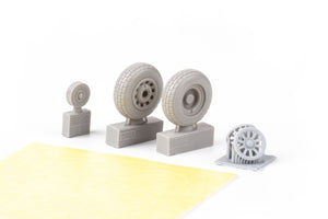 Eduard 648989 P-51B/ C wheels block tread EDUARD 1/48 – immagine 5