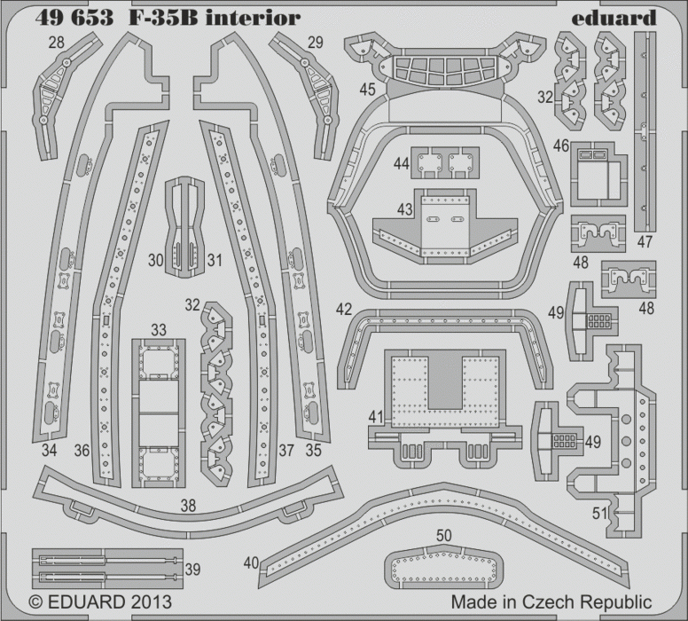 Eduard 49653 F-35B interior SA KITTY HAWK 1/48 – Bild 2
