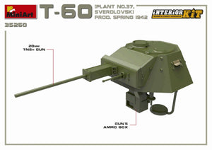 MiniArt 35260 T-60 PLANT N.37, SVERDLOVSK PROD. SPRING 1942. INTERIOR KIT 1/35 – immagine 15