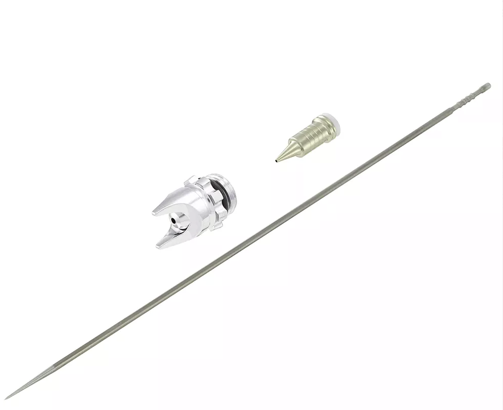 Harder &amp; Steenbeck 712364 EVO 2024 0.45mm FineLine Headset with nozzle, needle, aircap, seals