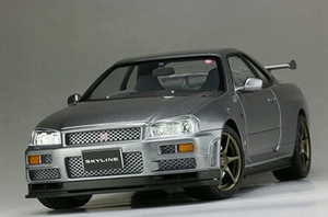 Fujimi 04666 Skyline GT-R V-specII Nur w/Nismo Front Aero Bumper BNR34 1/24 – immagine 2