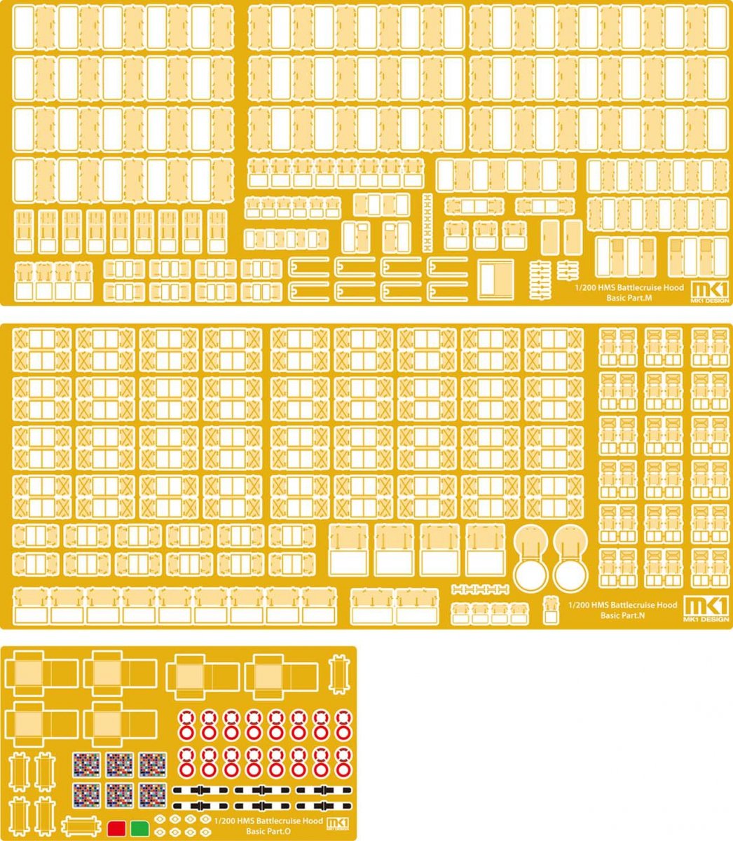 MK1 Design MD-20016 HMS Hood Value Pack 1/200 – image 5