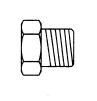 Harder &amp; Steenbeck 105723 Thread Reducer. 1/8" inner to 1/4 outer