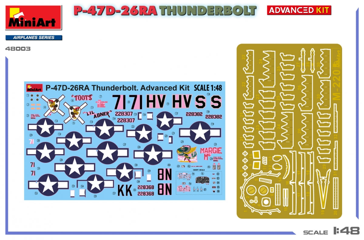 MiniArt 48003 P-47D-26RA THUNDERBOLT. ADVANCED KIT 1/48 – obrázek 2