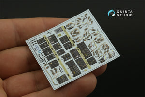 Quinta Studio QD35117 AH-64D Extended forward avionics bays 3D-Printed &amp;amp; colored Interior on decal paper (Meng) 1/35 – Bild 6
