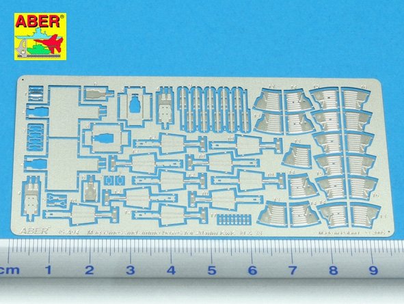 Aber 35A094 Magazines and ammo boxes for 20mm KwK 30 and 38 German clasps and clamps (2nd choice) 1/35 – image 2