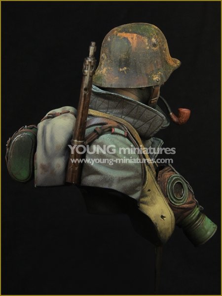 Young Miniatures YM1857 GERMAN STORMTROOPER WWI 1/10 – obrázek 6