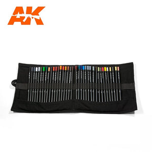 AK Interactive AK10048 WEATHERING PENCILS FULL RANGE CLOTH CASE – image 3