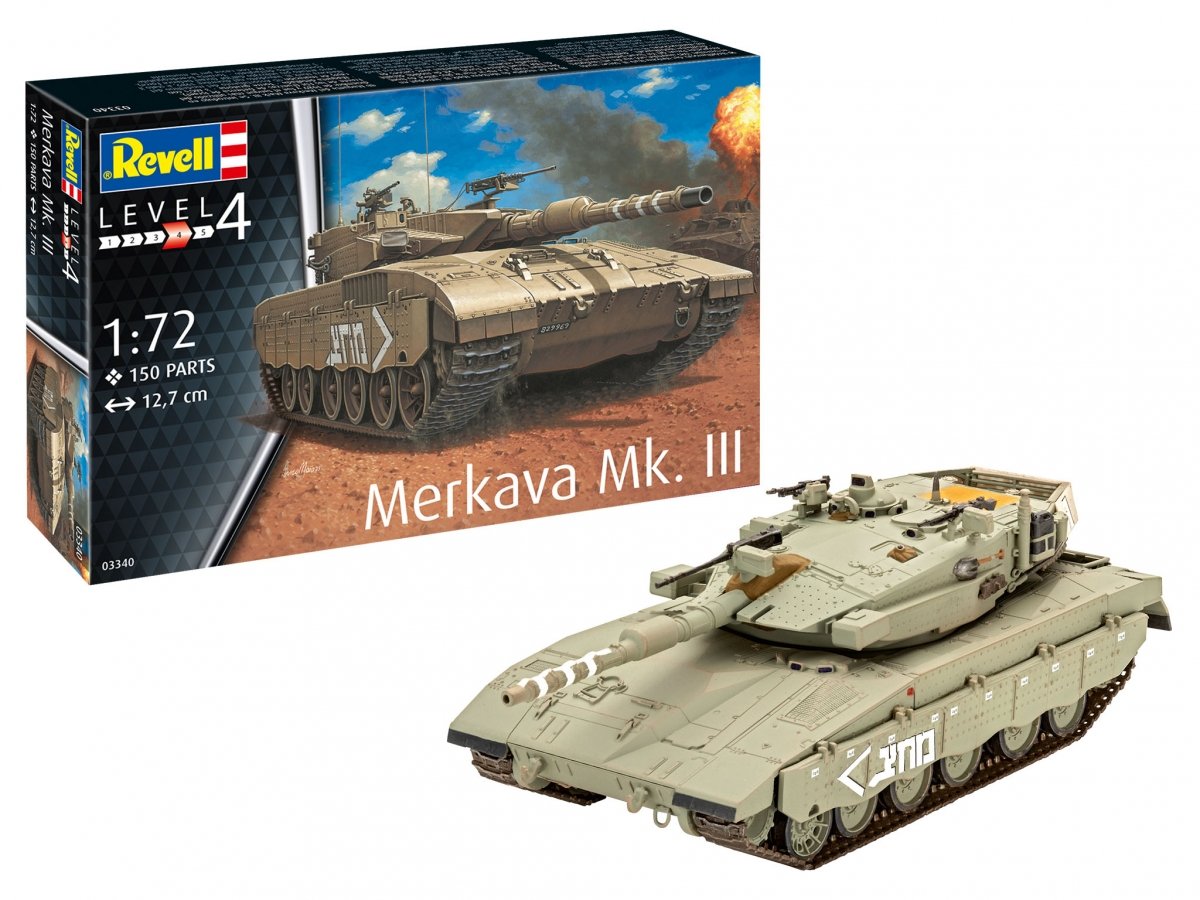 Revell 03340 Merkava Mk. III 1/72 – image 2