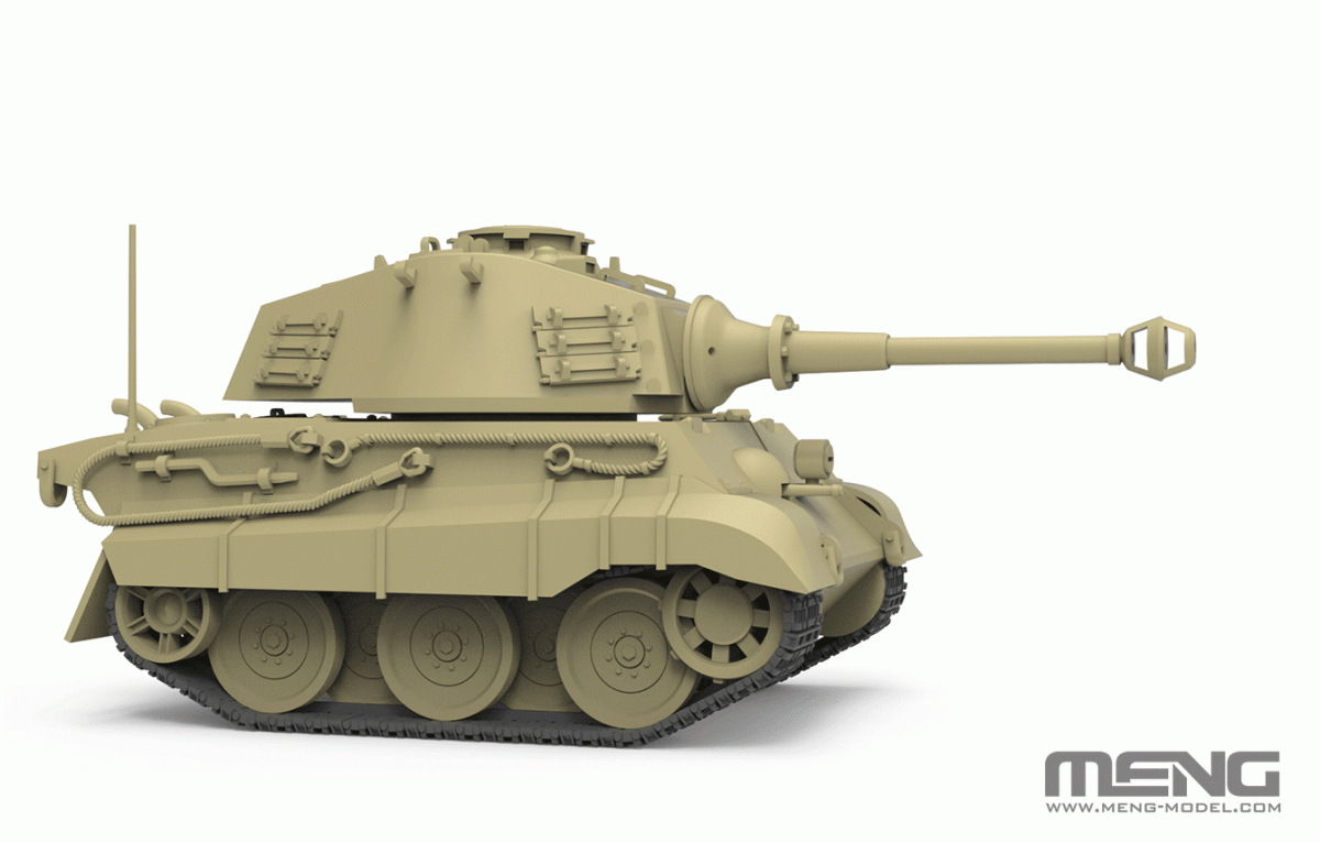 Meng Model WWT-021 World War Toons King Tiger (Henschel Turret) German Heavy Tank – image 3