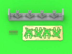 Master SM-350-103 French Twin Gun 37mm/50 (1.46in) Model 1933 – (resin, metal and photo-etched parts) – (4 pcs.) (1/350)