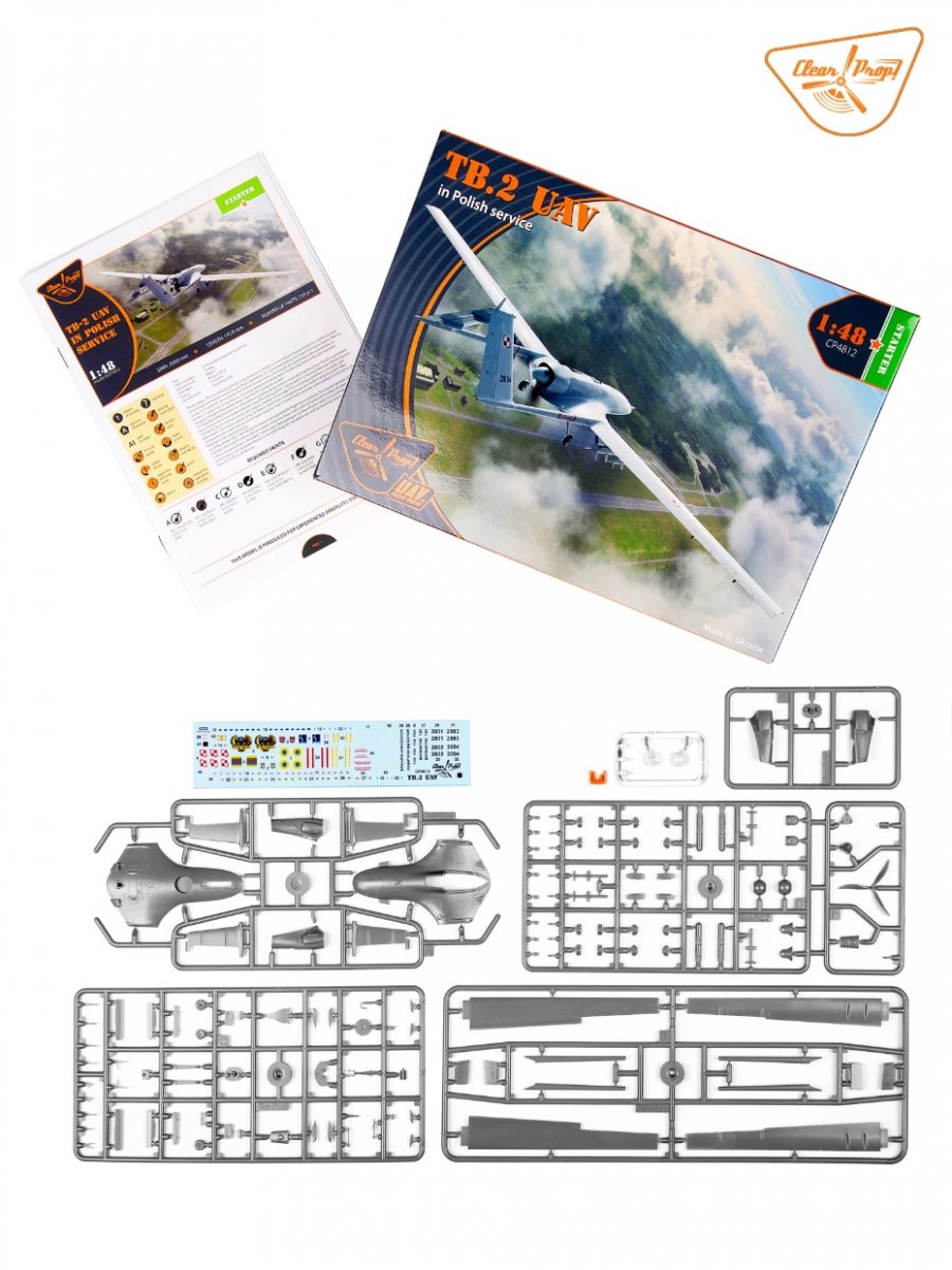 Clear Prop! CP4812 TB.2 UAV in Polish Service STARTER KIT 1/48 – Bild 5