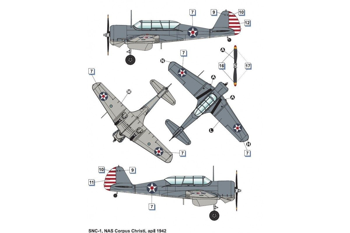 Dora Wings 48041 Curtiss-Wright SNC-1 Falcon II 1/48 – Bild 5