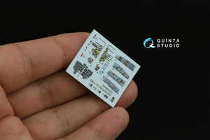Quinta Studio QDS-72168 Su-17M3 3D-Printed colored Interior on decal paper (Modelsvit) (small version) 1/72 – image 2
