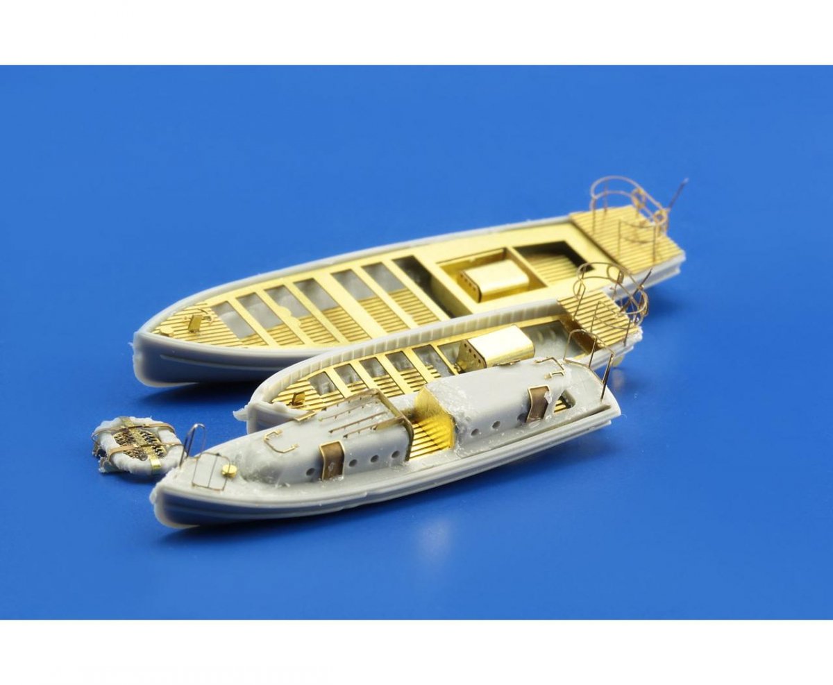 Eduard 53140 USS CV-5 Yorktown part 1 cranes &amp;amp; life boats MERIT 1/350 – image 4