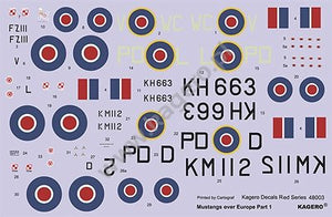 Kagero KD48003 Mustangs over Europe Part 1 Nos. 303 &amp;amp; 309 Squadrons 1/48 – image 2