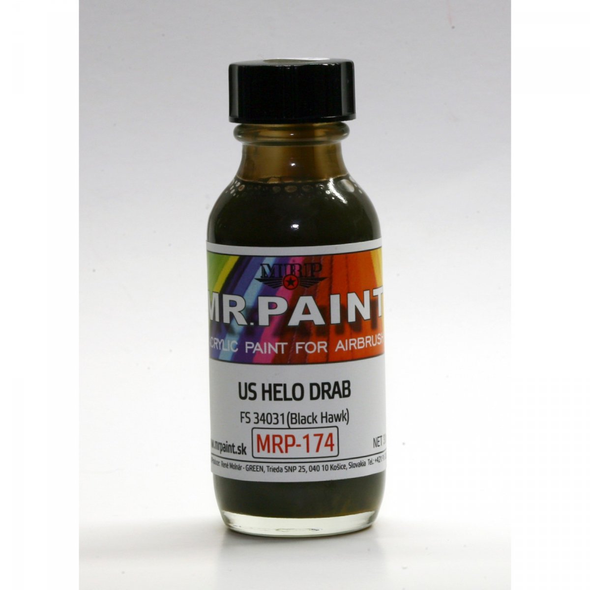 MR. Paint MRP-174 US HELO DRAB UH-60 Black Hawk 30ml – obrázek 2