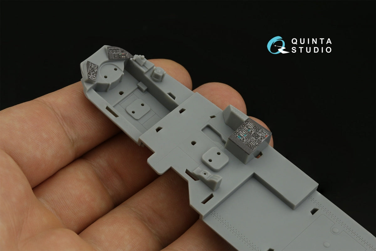Quinta Studio QDS-48406 Mi-24 Nato Hind 3D-Printed &amp;amp; colored Interior on decal paper (Trumpeter)(Small version) 1/48 – image 12