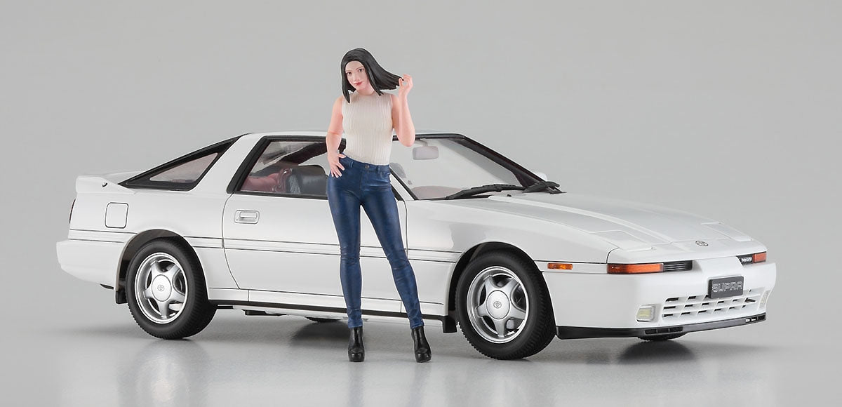 Hasegawa SP614 Toyota Supra A70 2.0GT Twin Turbo 1990 With Girl&amp;#39;s Figure 1/24 – image 2