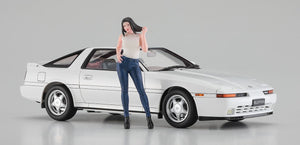 Hasegawa SP614 Toyota Supra A70 2.0GT Twin Turbo 1990 With Girl&amp;#39;s Figure 1/24 – image 2