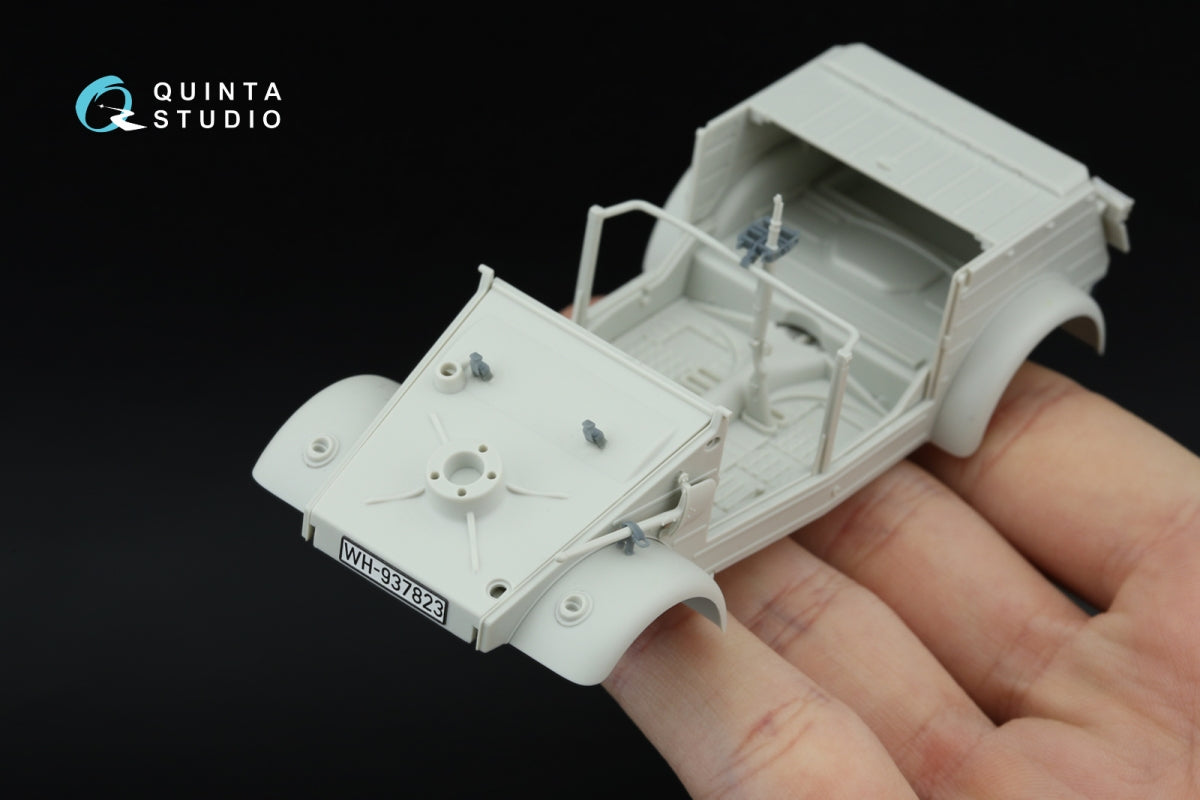 Quinta Studio QD+35151 Kubelwagen Type 82 3D-Printed &amp;amp; colored Interior on decal paper (Meng VS-016) (with 3D-printed resin parts) 1/35 – image 9