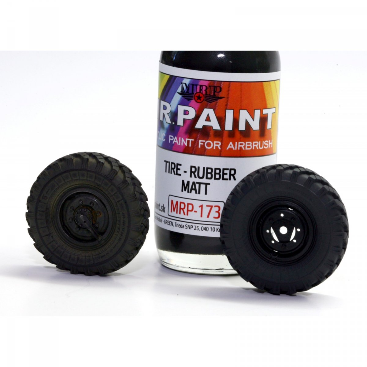 MR. Paint MRP-173 TIRE-RUBBER MATT 30ml – image 2