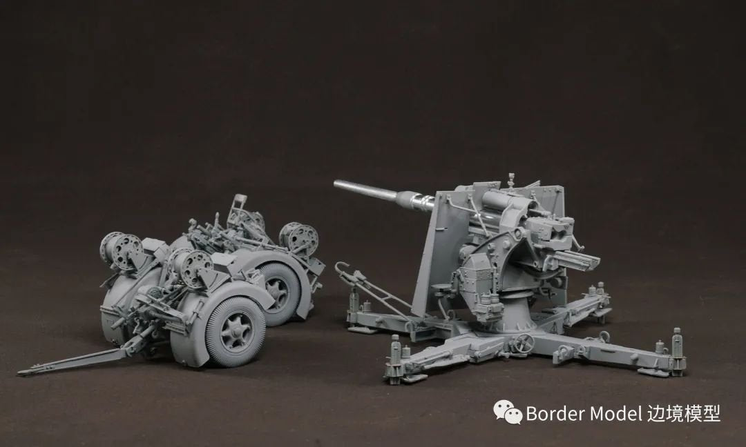 Border Model BT-013 German 88mm Gun Flak36 w/6 anti-aircraft artillery crew members 1/35 – obrázek 8