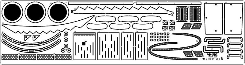 Pontos 48001F1 U-Boot Type VII C Detail up set 1/48 – Bild 11
