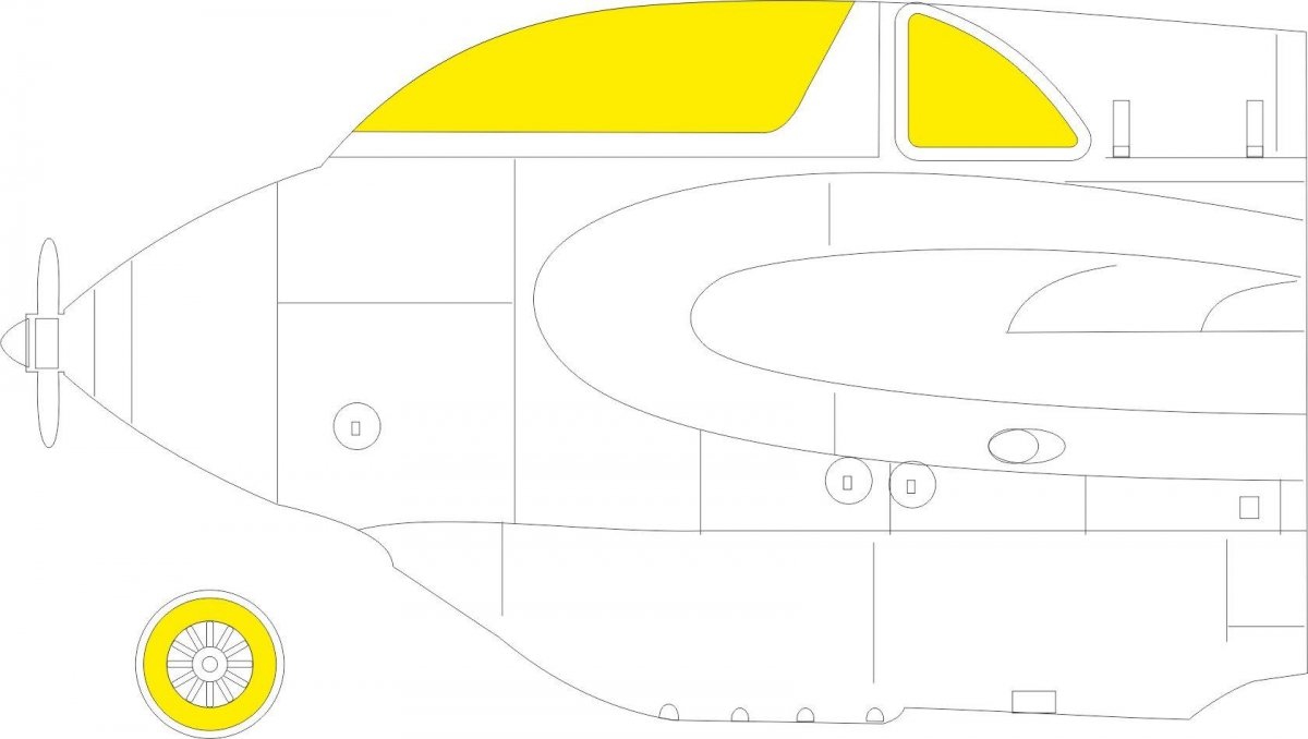 Eduard 644124 Me 163B LööKplus GASPATCH MODELS 1/48 – obrázek 2