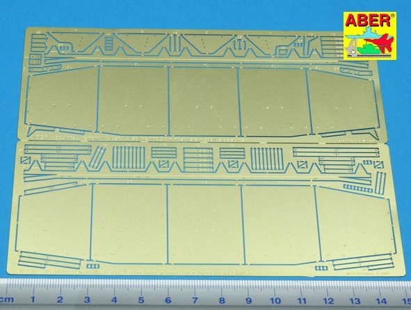 Aber 35A007 Side skirts for PzKpfw IV (HJ), Brummbar (1/35) – image 2