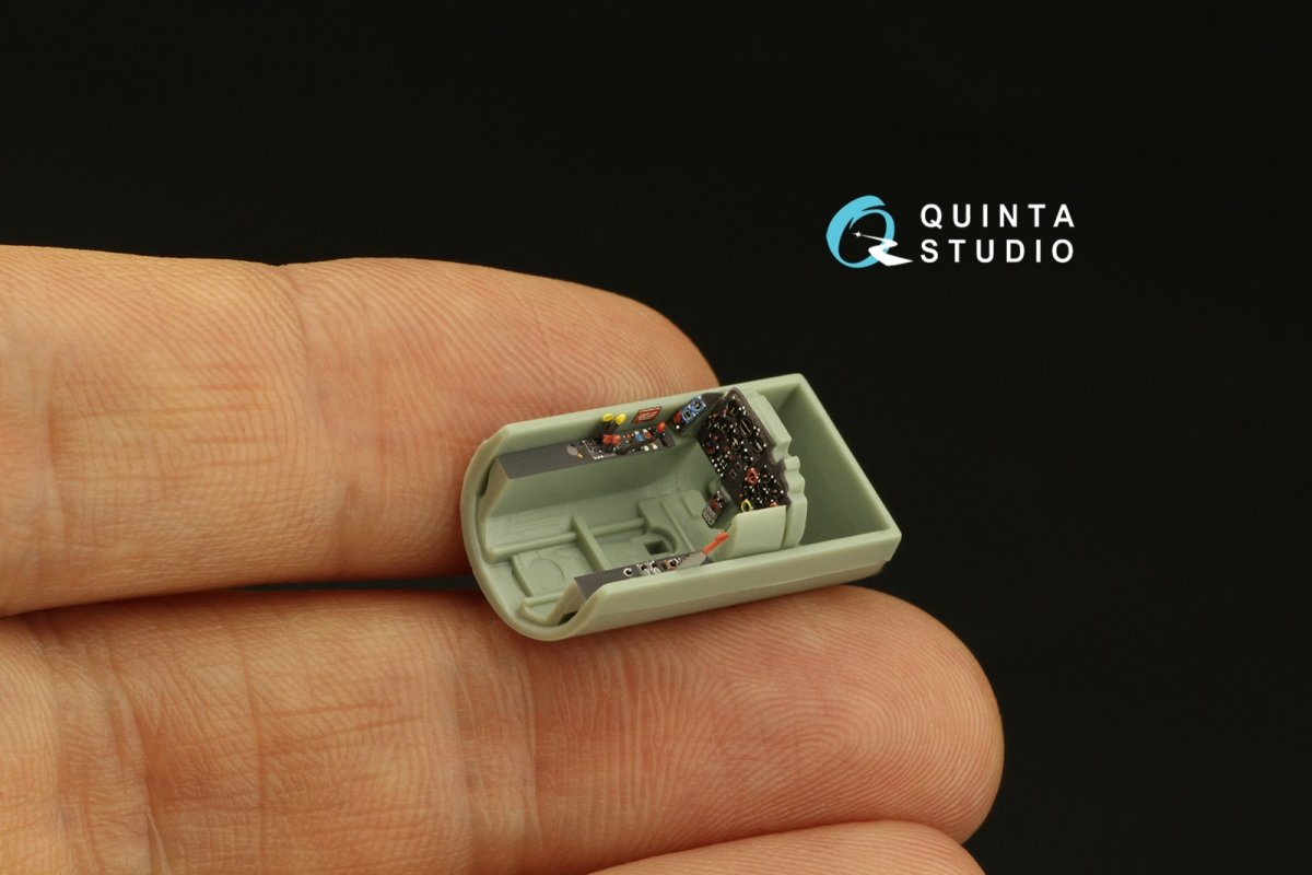 Quinta Studio QD72047 Me-262A 3D-Printed &amp;amp; colored Interior on decal paper (Academy) 1/72 – image 7