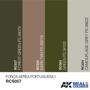AK Interactive RCS057 FORÇA AÉREA PORTUGUESA I &amp;#39;WRAP-AROUND 1990S&amp;#39; (A-7 CORSAIR, FIAT G.91, AVIOCAR, FTB) 4x10ml – obrázek 2