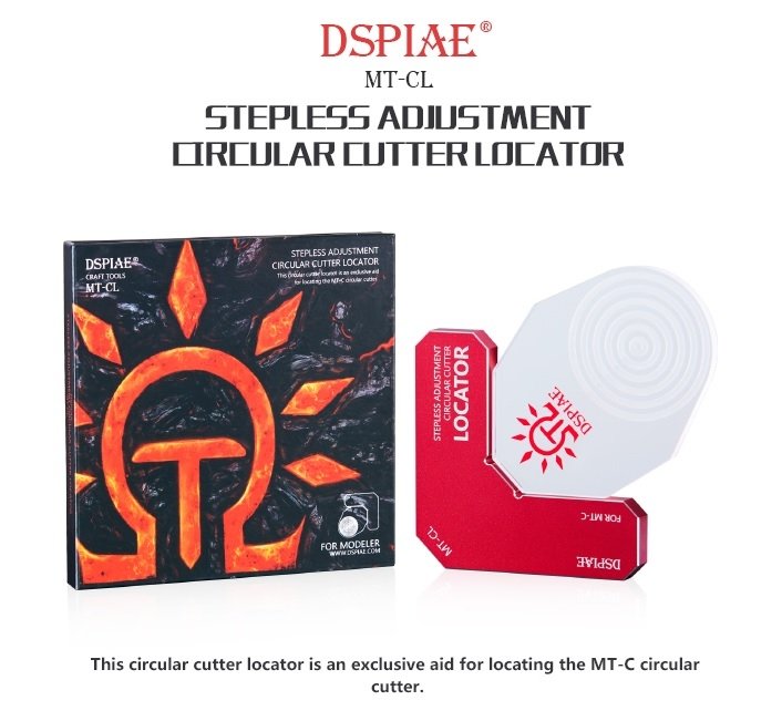 DSPIAE MT-CL Stepless Adjustment Circular Cutter Locator (For MT-C Circular Cutter) / Cutter Locator