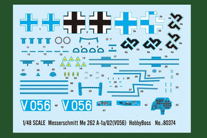 Hobby Boss 80374 Messerschmitt Me 262 A-1a/U2 1/48 – image 3
