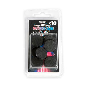 AK Interactive AK1101 ROUND BASE 25MM X10 UNITS – zdjęcie 2