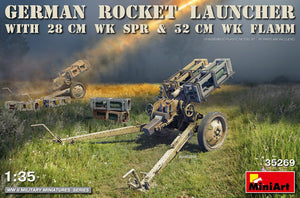 MiniArt 35269 GERMAN ROCKET LAUNCHER with 28cm WK Spr &amp;amp; 32cm WK Flamm (1/35)