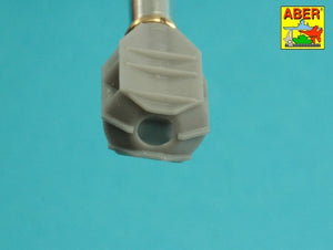 Aber 35L-120 105mm D1504 L/44 barrel with muzzle brake for Israeli Sherman M51 1/35 – obrázek 6